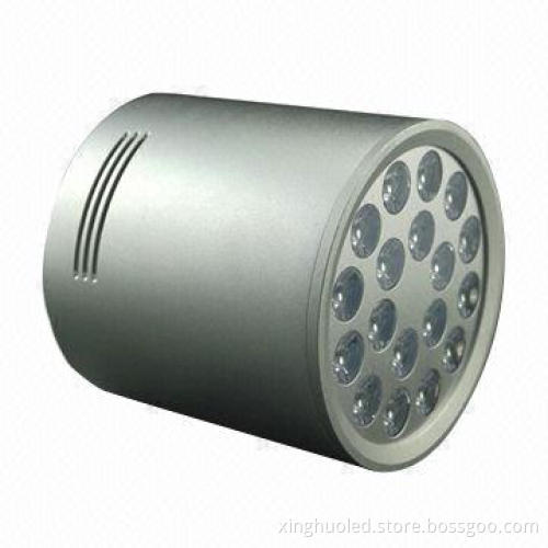 18W LED surface-mounted downlight, long lifespan, high luminous efficacy, low lumen depreciation